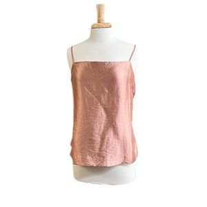 NTW Boden Silky Pink Tank Blouse w/ adjustable spaghetti straps US Size 12
